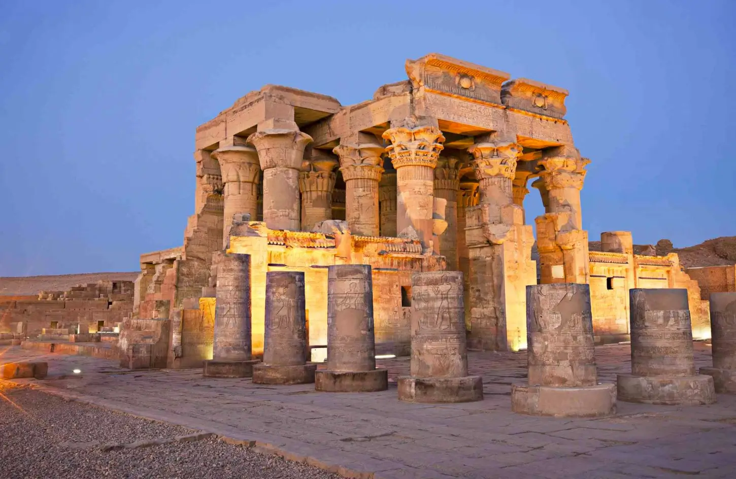 Kom Ombo Temple at night